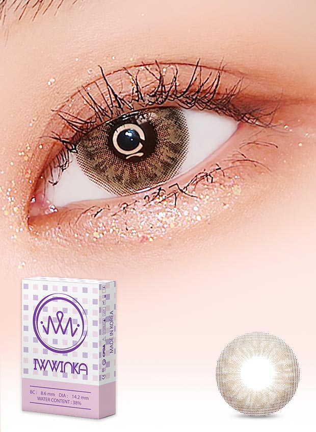 Iwwinka Hazel (2pcs) Monthly ( Buy 1 Get 1 Free ) Colored Contacts